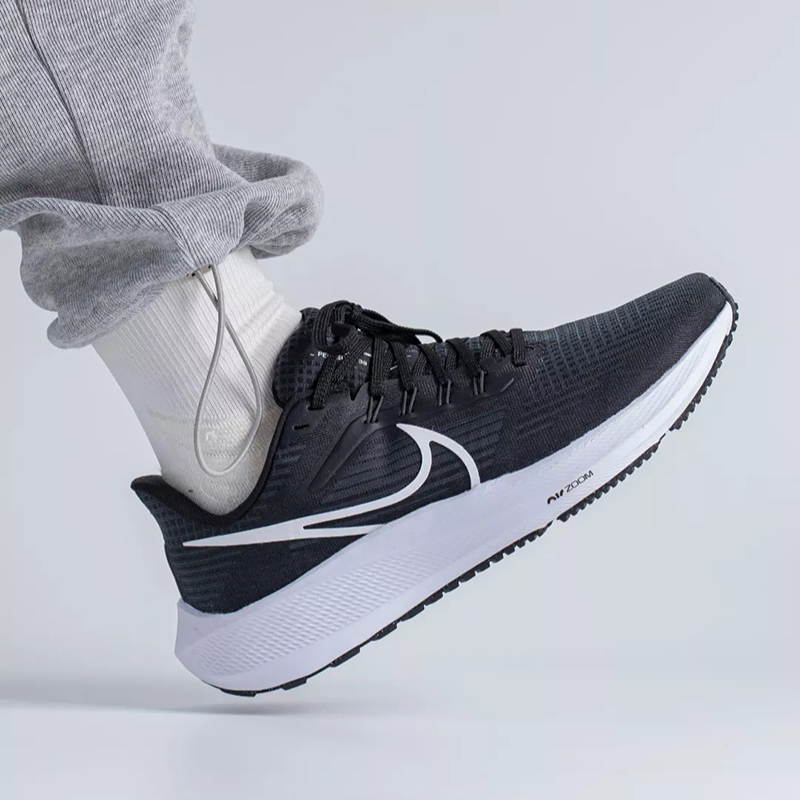 nike耐克zoom pegasus超级飞马39代黑白男鞋登月跑步鞋dh4071-001