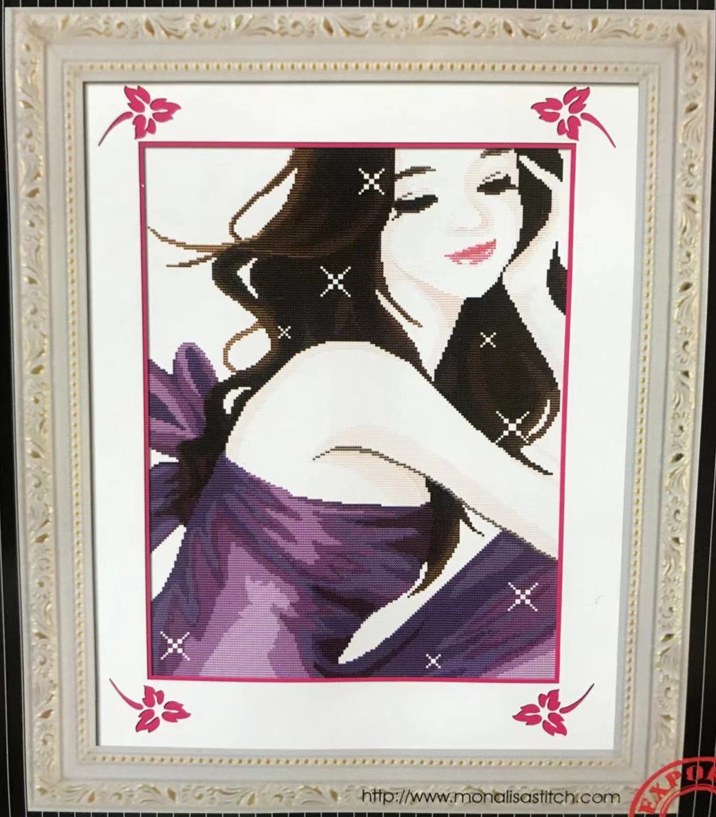 Mona Lisa Imported Cross stitch character 140 Yun Ziin the Home Fabric , Stitch & Tools Accessories , Cross Stitch Kit category - from Buy2taobao.com to provide professional Taobao agent buy service