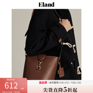 Eland衣恋意大利皮面料女包大空间收纳时尚好搭