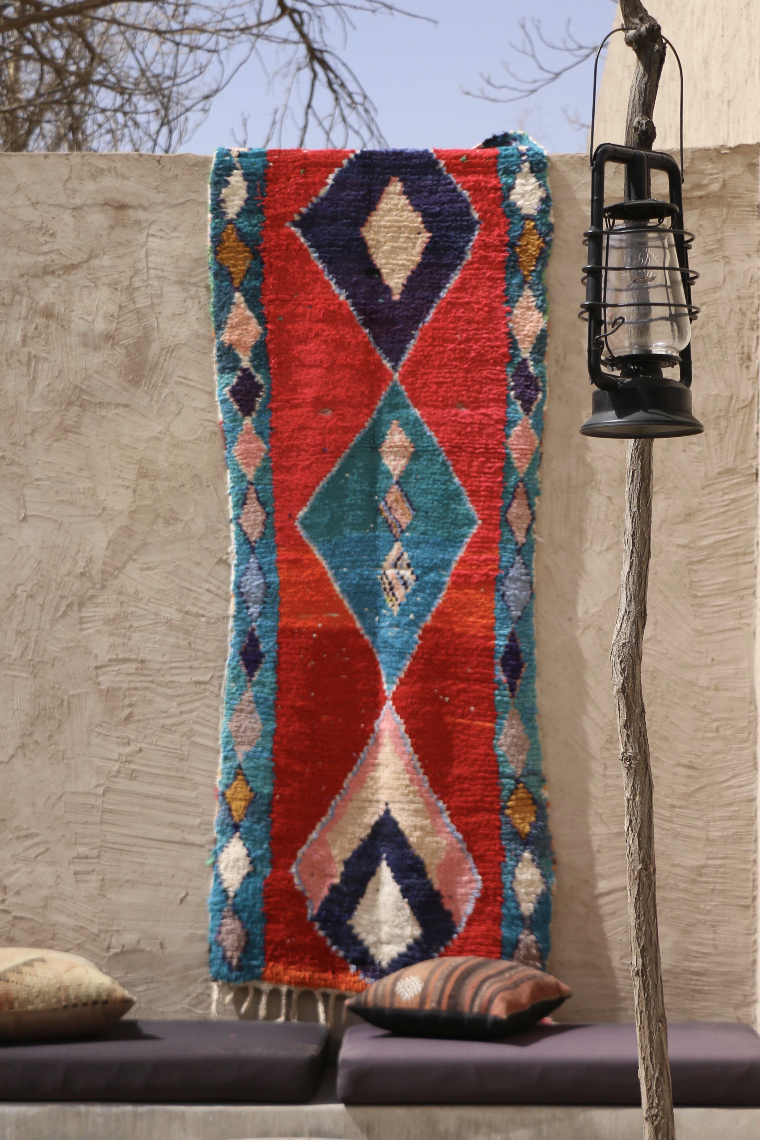 地毯精选6摩洛哥azilal古董地毯手工编织羊毛地毯客厅