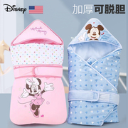 Disney baby hug quilt winter thickened cotton newborn delivery room bag single anti-shock bag quilt autumn and winter November