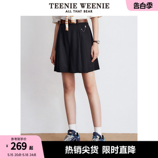 TeenieWeenie小熊夏季学院风休闲时髦宽松短裤子女