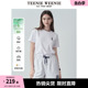 【索罗娜】TeenieWeenie小熊2024年夏季新款白色圆领T恤短款上衣