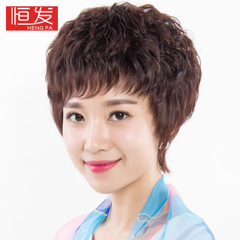 假发套女真人发丝