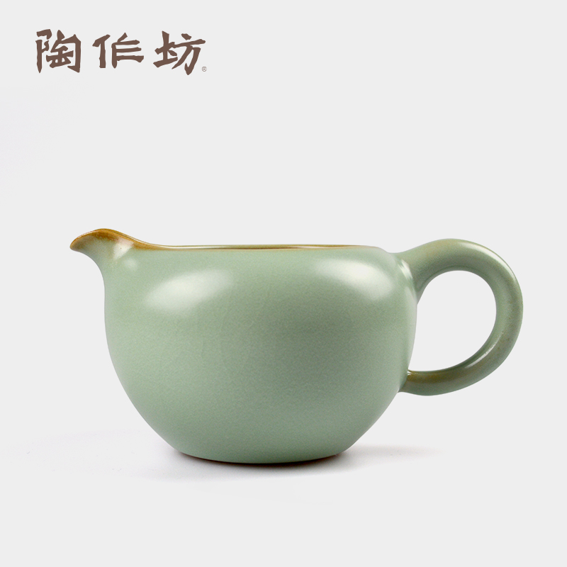 陶作坊懷汝汝窯有把茶海茶器茶具分茶器大容量公道杯功夫茶海汝瓷在類目 餐飲具, 茶具, 茶海中 - 來自Buy2taobao.com提供專業的淘寶代購服務