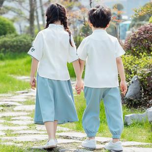 儿童节演出服古装汉服幼儿园园服中国民族风学生校服六一表演服