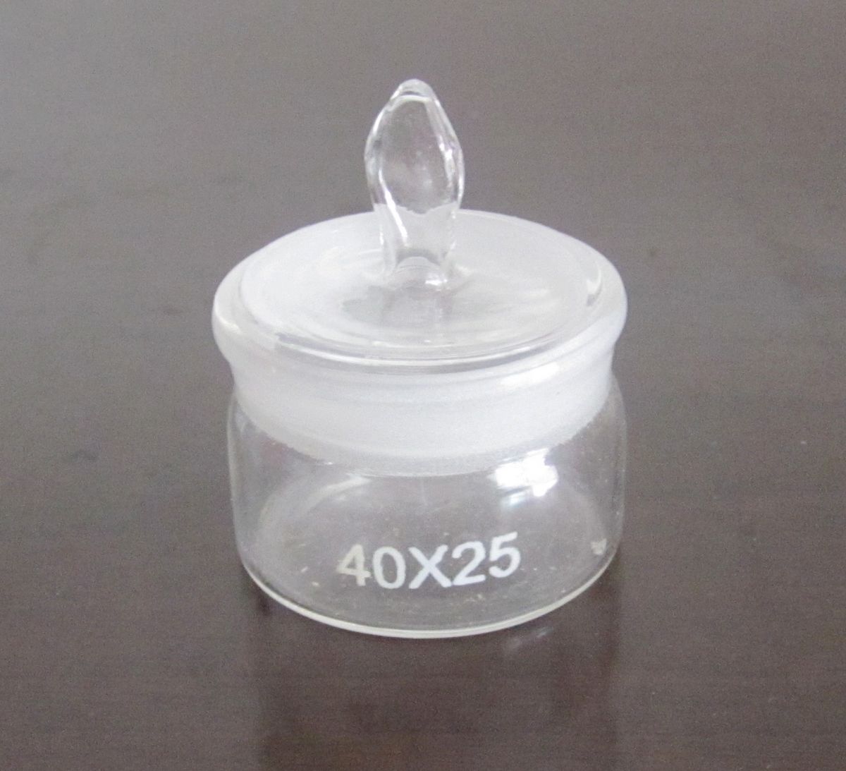 扁形称量瓶 低形玻璃磨口称量瓶 40*25