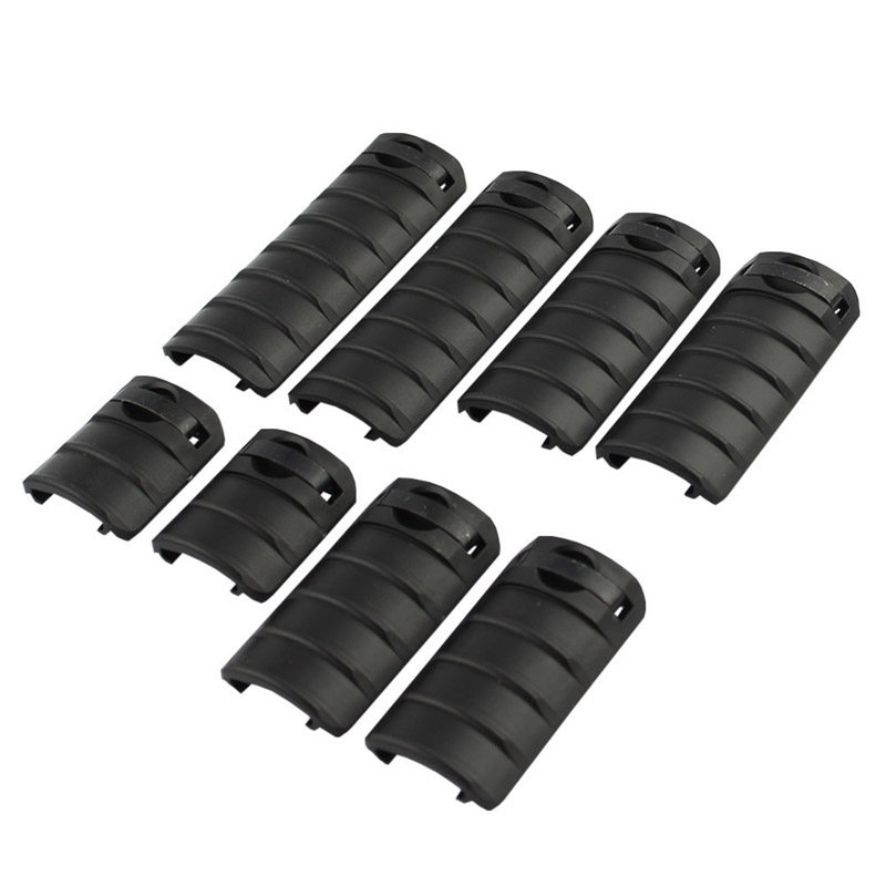 软弹兼容nerf玩具kac尼龙护木片导轨鱼骨j9代m4改装配件支架hk416