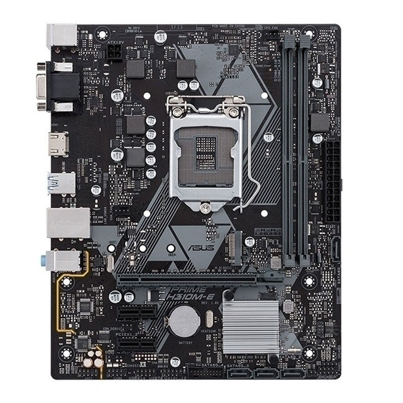 华硕prime h310m-e主板 h310小板 支持i3 8100/9100 cpu