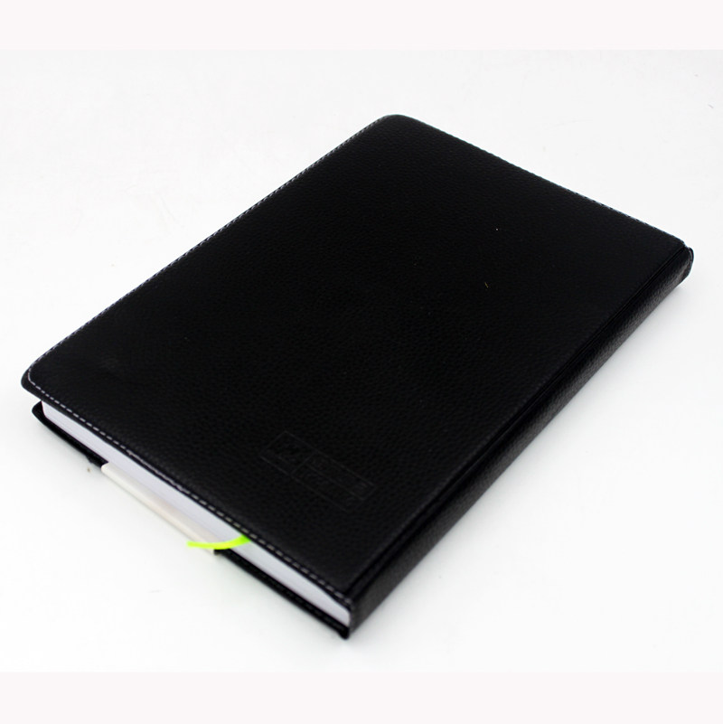 红缘18k168页精品记事本b6系列皮面笔记本硬面抄手账商务办公文具