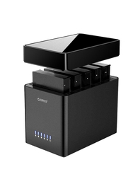 Orico奥睿科 3.5寸硬盘盒磁盘阵列usb3.0多盘位机械硬盘外接盒raid硬盘柜台式机硬盘改移动硬盘笼sata外置盒