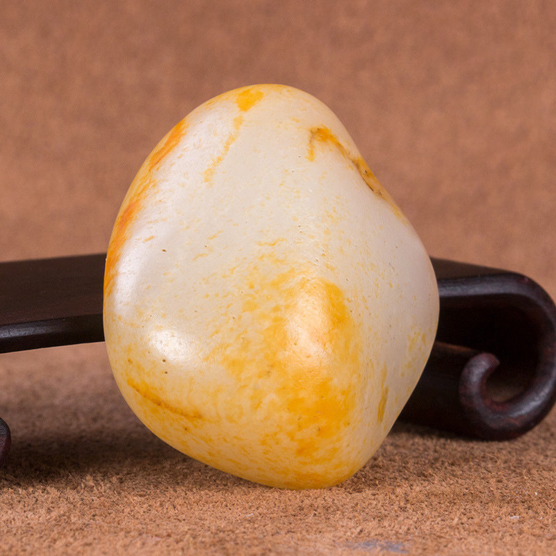 太友新疆天然和田玉籽料原石金黄皮原籽可定制精雕吊坠男女士挂件