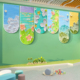 春天主题环创互动幼儿园墙面装饰半成品走廊文化托管班级大厅形象