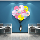 办公室互动氛围墙面装饰高级感企业文化照片创意展示板司心愿留言