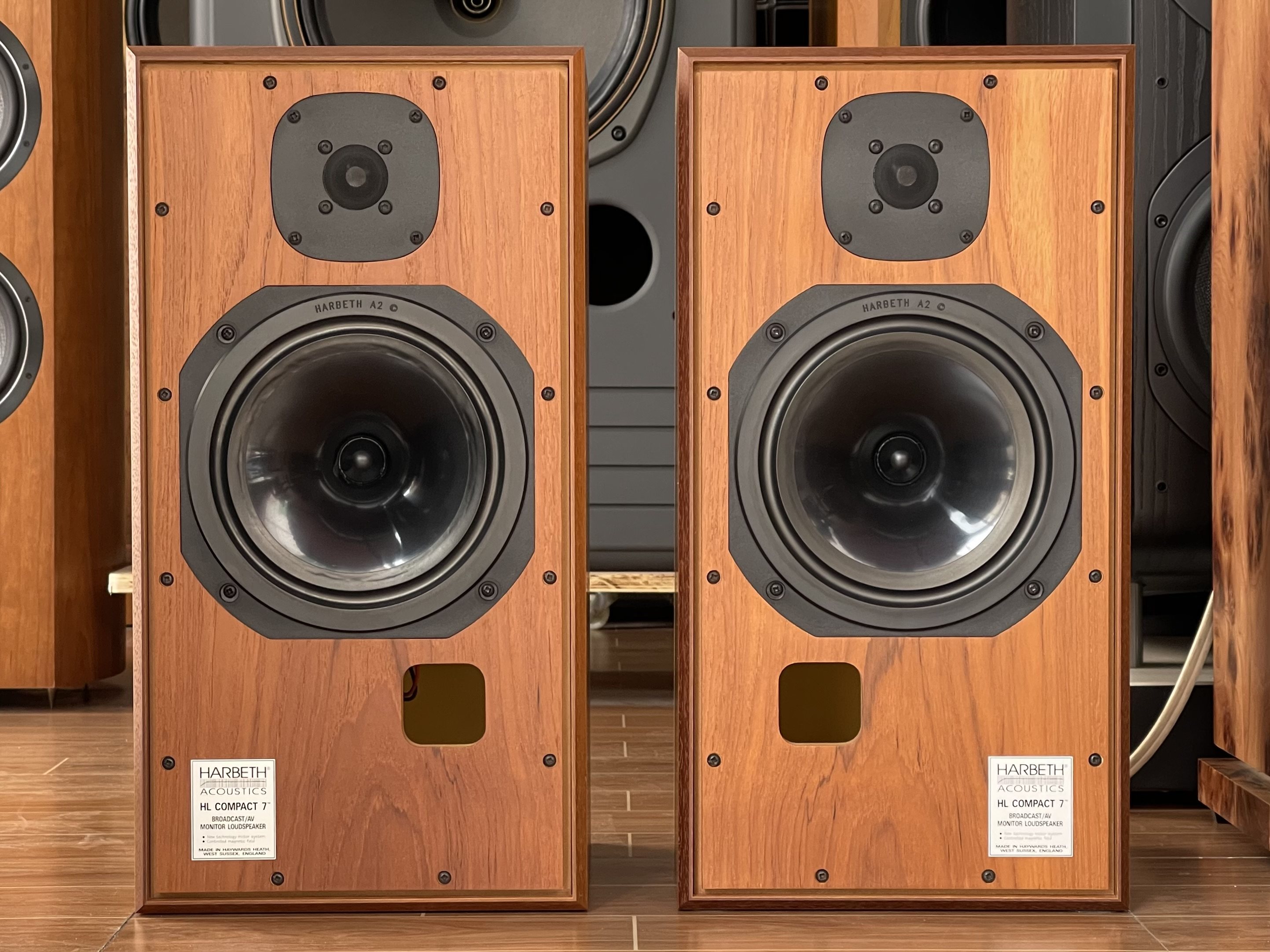 英国harbeth/雨后初晴 hl compact7一代铭器经典发烧监听书架音箱