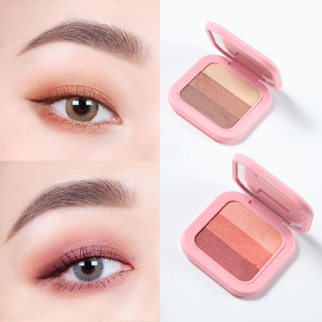 Tricolor Lazy man Eye shadow Matte Pearl Nude make-up beginner Earth colors student girlin the Makeup/Perfume/Beauty tools , Eyeshadow category - from Buy2taobao.com to provide professional Taobao agent buy service