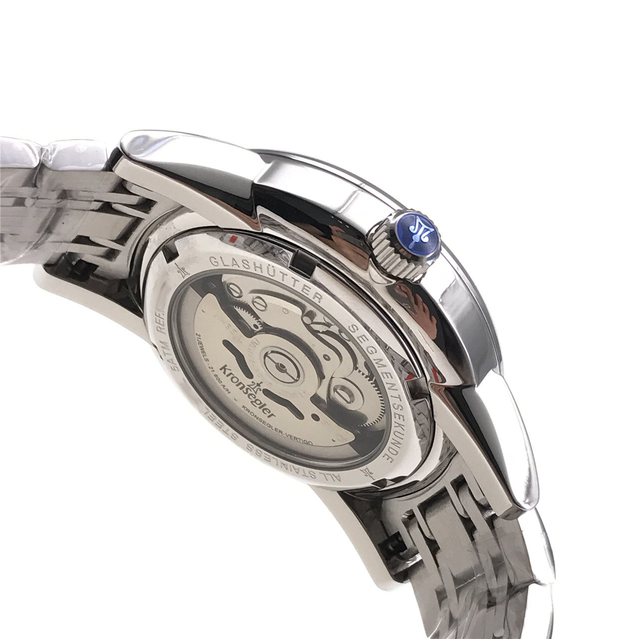 9新]坤格vertigo系列ks747.hs精钢黑面自动机械男表