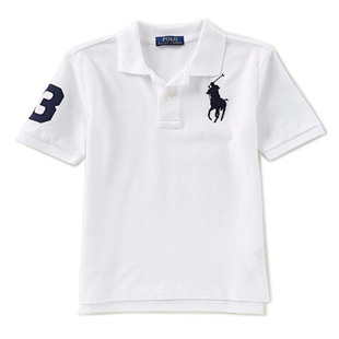 拉夫劳伦POLO RALPH LAUREN男童装大马驹刺绣运动员Polo衫短袖