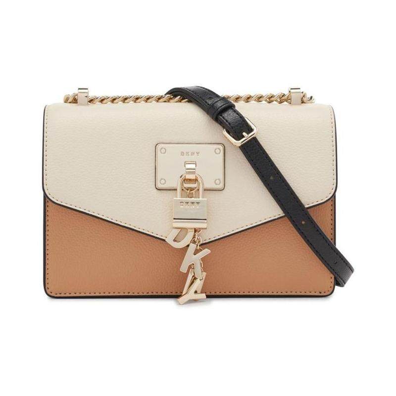 dkny唐可娜儿女包单肩斜挎包信封包方形真皮小号正品10465663