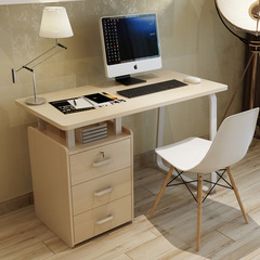 电脑桌 台式书桌家用办公桌简约写字台简易书柜电脑桌
