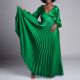 plus-size dress African V-neck dress for women long dresses
