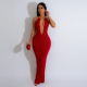 Maxi Dress Evening Birthday Prom Dresses sexy party red new