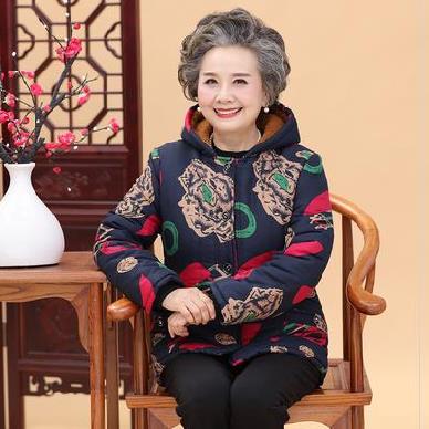 80岁大妈防寒服女性短外套秋冬款外搭中老年加厚冬装外套时髦收腰在类目 女装/女士精品, 中老年女装中 - 来自Buy2taobao.com提供专业的淘宝代购服务