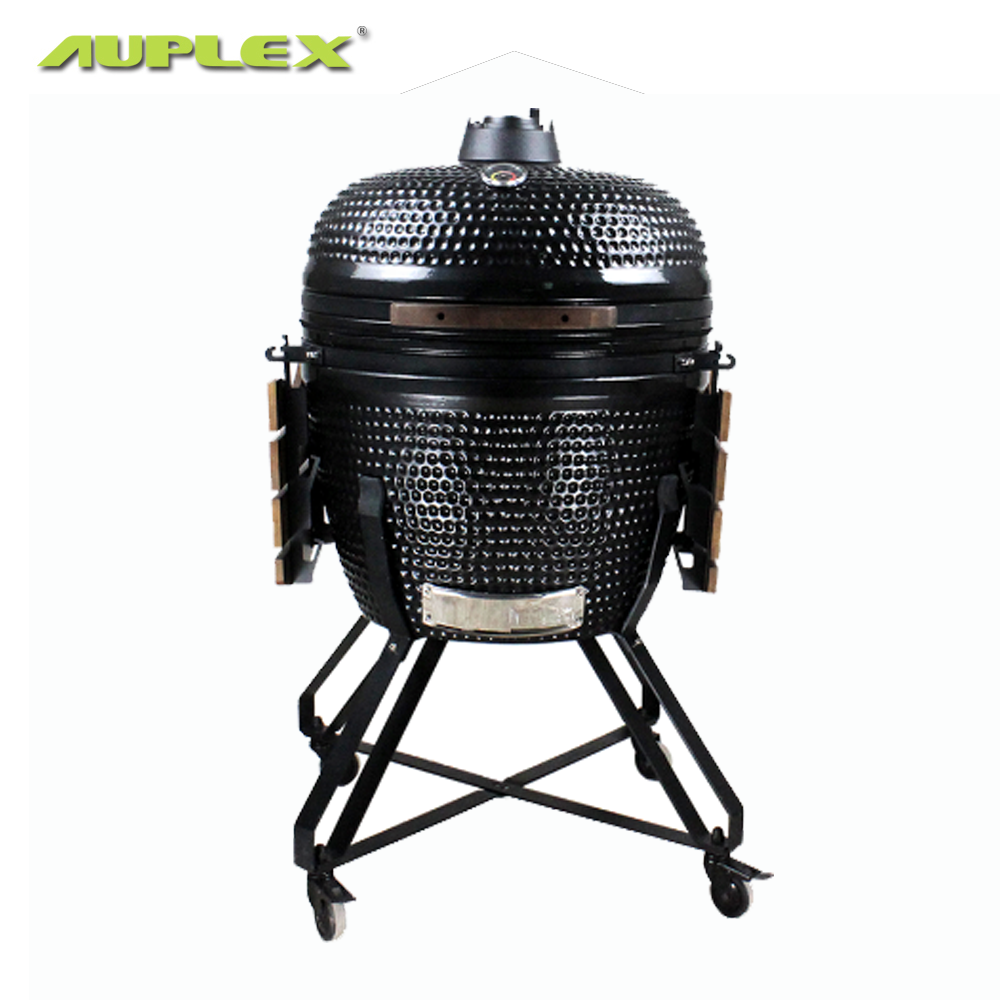 大号家用烧烤炉聚餐大烤炉户外陶瓷烧烤炉烟熏炉26英寸烤肉炉