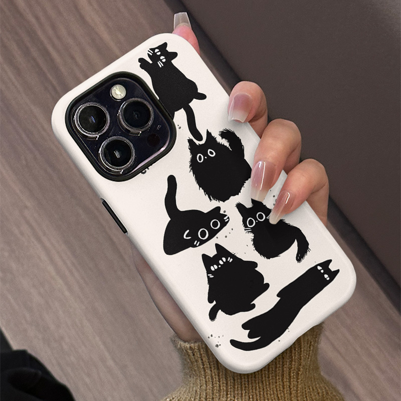 多只黑猫 适用iPhone15Pr