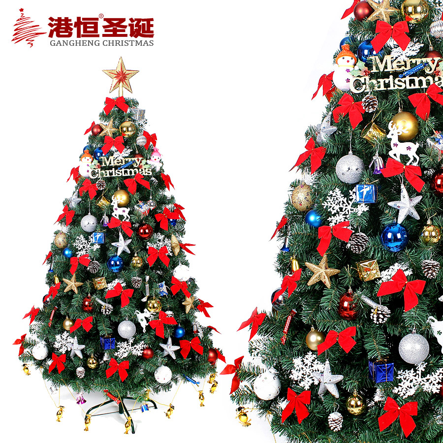 港恒1.5米圣诞树套餐装饰圣诞树 1.8米加密圣诞节礼品圣诞树套餐产品展示图4
