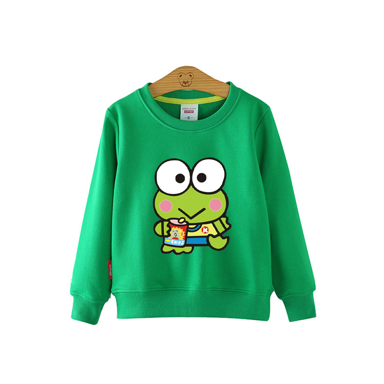 儿童绿色卫衣 小青蛙衣服秋款青蛙图