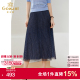 乔万尼商场同款新款半身裙网纱A字裙显瘦弹力半裙EI2D771601