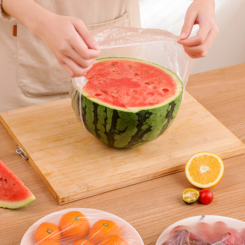 日本保鲜膜套食品级专用保鲜袋碗盘松紧罩套家用冰箱饭菜保鲜菜罩