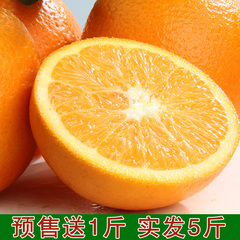 【下单送1斤】新鲜天然水果脐橙子PK赣南秭归脐橙4斤装包邮
