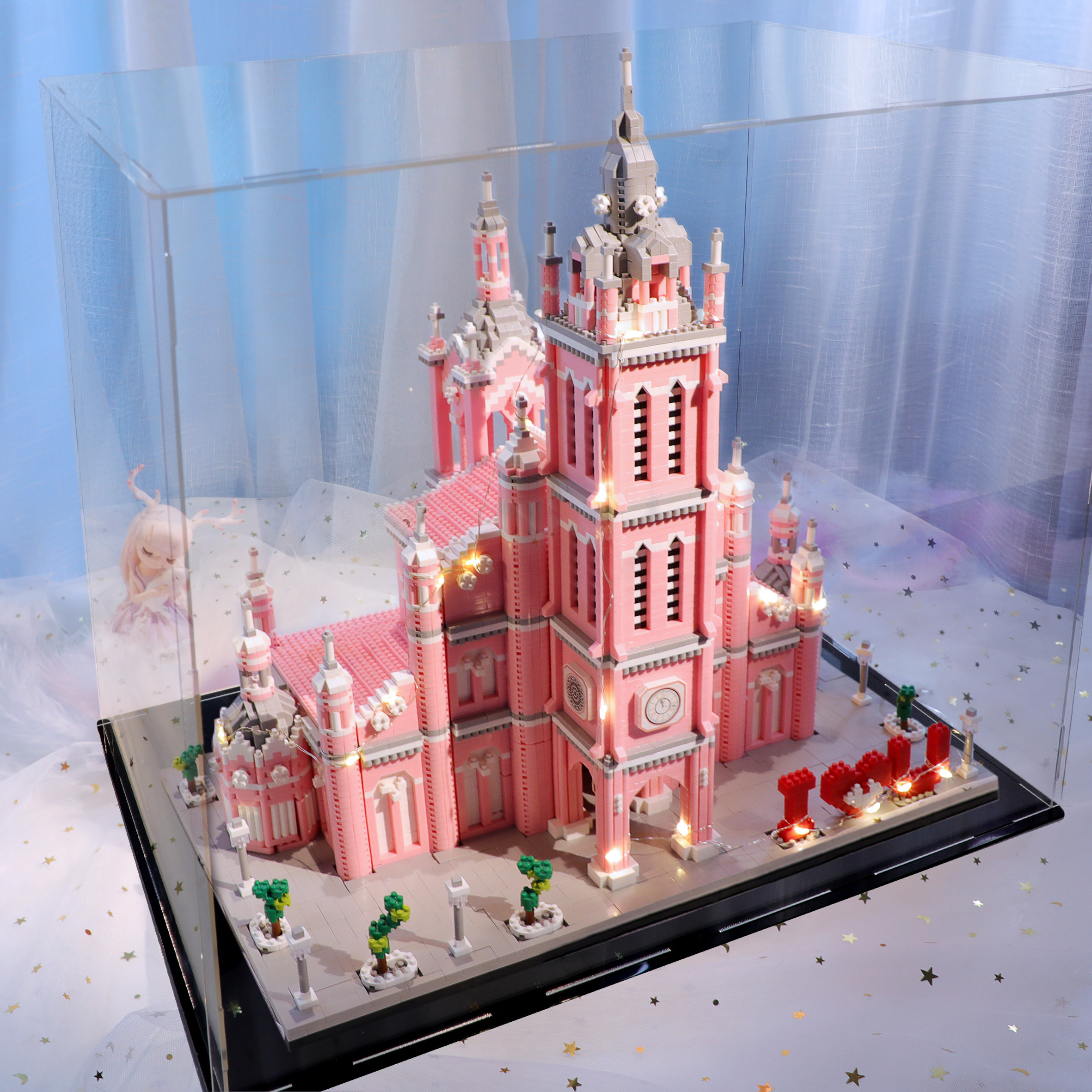 乐高成年高难度女孩子公主梦迪士尼城堡婚礼系列拼图益智拼装积木