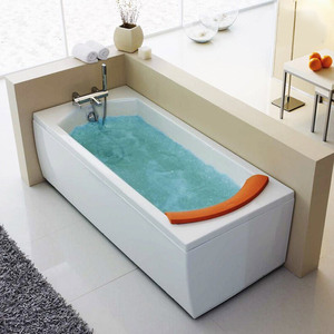 7米泡泡浴缸亚克力家用裙边成人整体化按摩浴缸k-1768