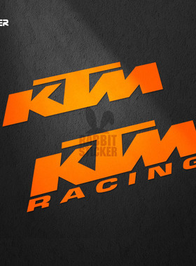 ktm 200 250 390 690 790 1290 rc8 车标车贴贴纸头盔反光贴花