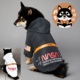 卢卡家新款NASA黑色反光宇航服雨衣大型犬防风防水宠物狗狗冲锋衣