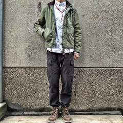 714 street 16AW  N1 Jacket 做旧 水洗 鱼嘴扣 夹克 羊毛外套