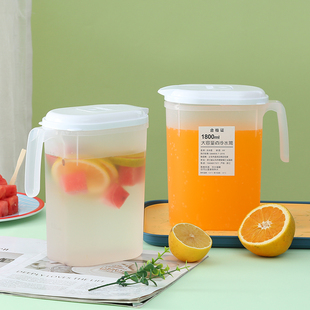 日式冰箱冷水壶家用大容量塑料杯耐高温储水夏季饮料凉水壶冷水筒