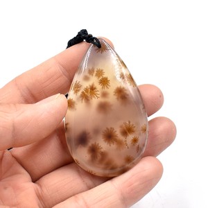 天然玛瑙玉髓马达加斯加水草花玛瑙海洋玉髓玛瑙吊坠方牌摆件风景