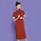 2024送考旗袍新款年轻款少女复古中式女装中国风新中式改良连衣裙