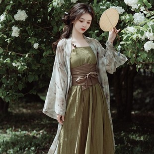 宋制汉服女装夏季新款中国风女装改良旗袍开衫小个子新中式连衣裙