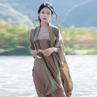 汉服女改良版连衣裙中国风女装汉元素日常裙子复古国风新中式套装