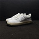 耐克Nike Air Force 1 GS女子白灰银空军运动休闲板鞋 DX1657-100