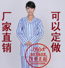 厂家直销医用优质纯棉加厚病号服病员服 病人服 可印字 量大优惠