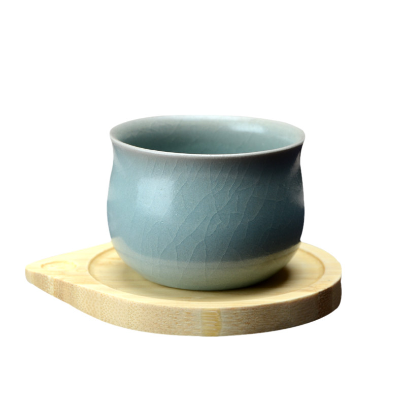 王振峰 河南省陶瓷艺术大师 淡青罗汉杯