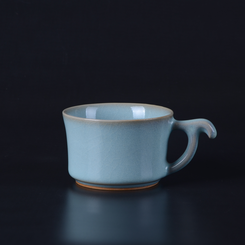 咖啡杯 茶杯 手工汝瓷 天青釉单杯 赵志强 中国陶瓷工艺大师