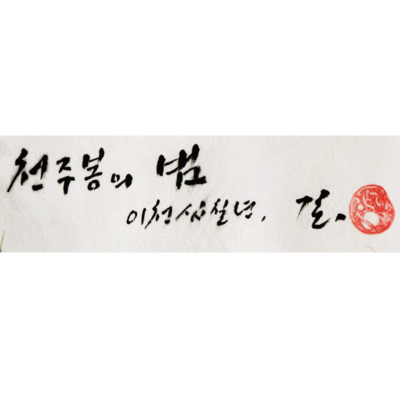 (朝鲜)金英姬《天州峰的虎》万寿台创作社 麦子印象馆