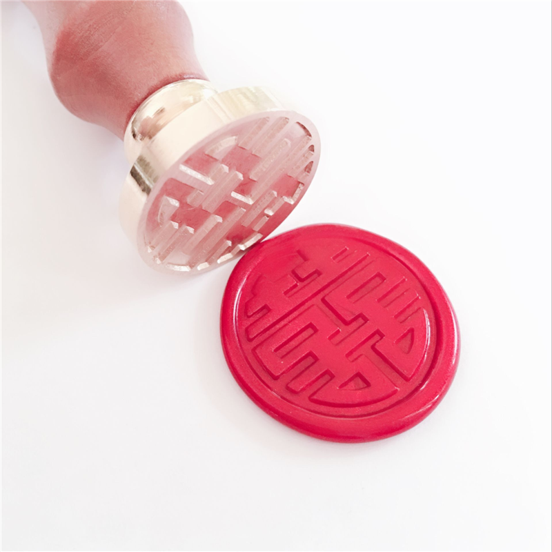包邮 封蜡复古火漆印章定作婚礼请柬信封贺卡封口印logo定做 火漆蜡